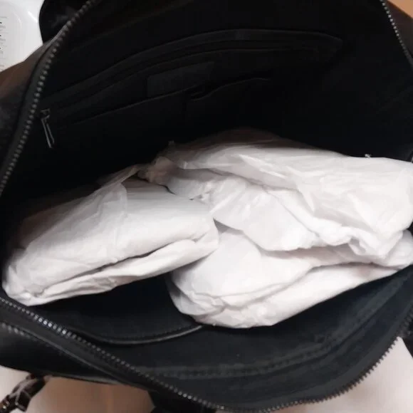 Sid & Vain Laptop bag BOSTON smooth leather black